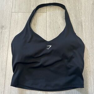 Gymshark Black Halter Sports Bra